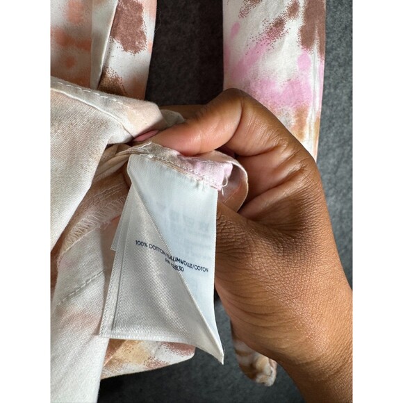 Lands'end Top Women Medium Long Sleeve Mature‎ Embroidered Tunic Artsy eclectic - Picture 5 of 7